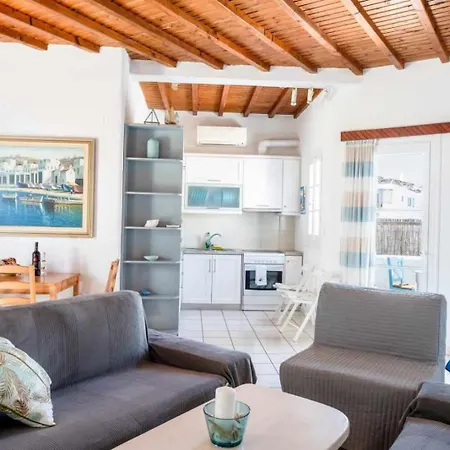 別荘 Magical Ornos! House!beach 1' Walk-mykonos Town 2km *